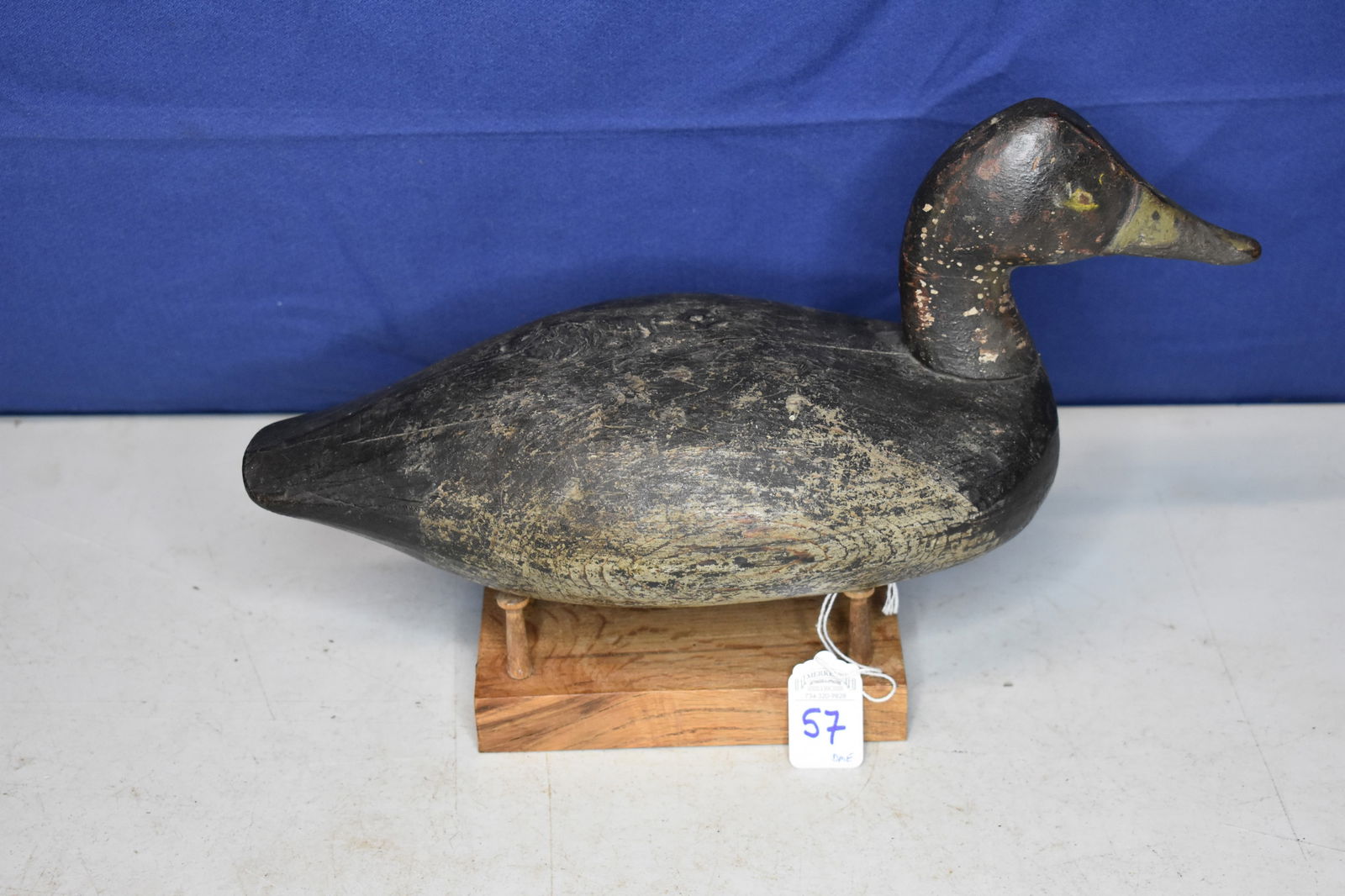 Edward T. Parsons Canvas Back Drake Oxford, Maryland Circa. 1900 Decoy
