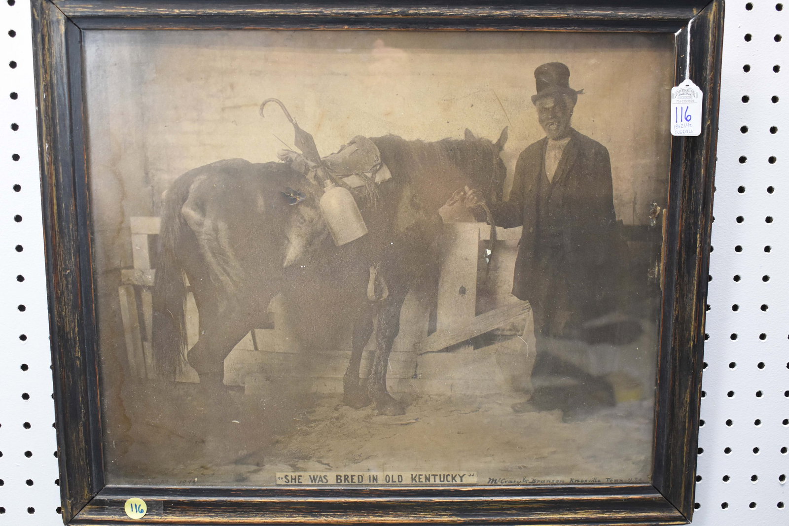 Original 1899 Copyright Green River Whiskey Advertising Sign (1 of 4)