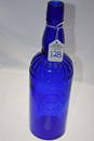 Cobalt Caspers North Carolina Quart Size Whiskey Bottle