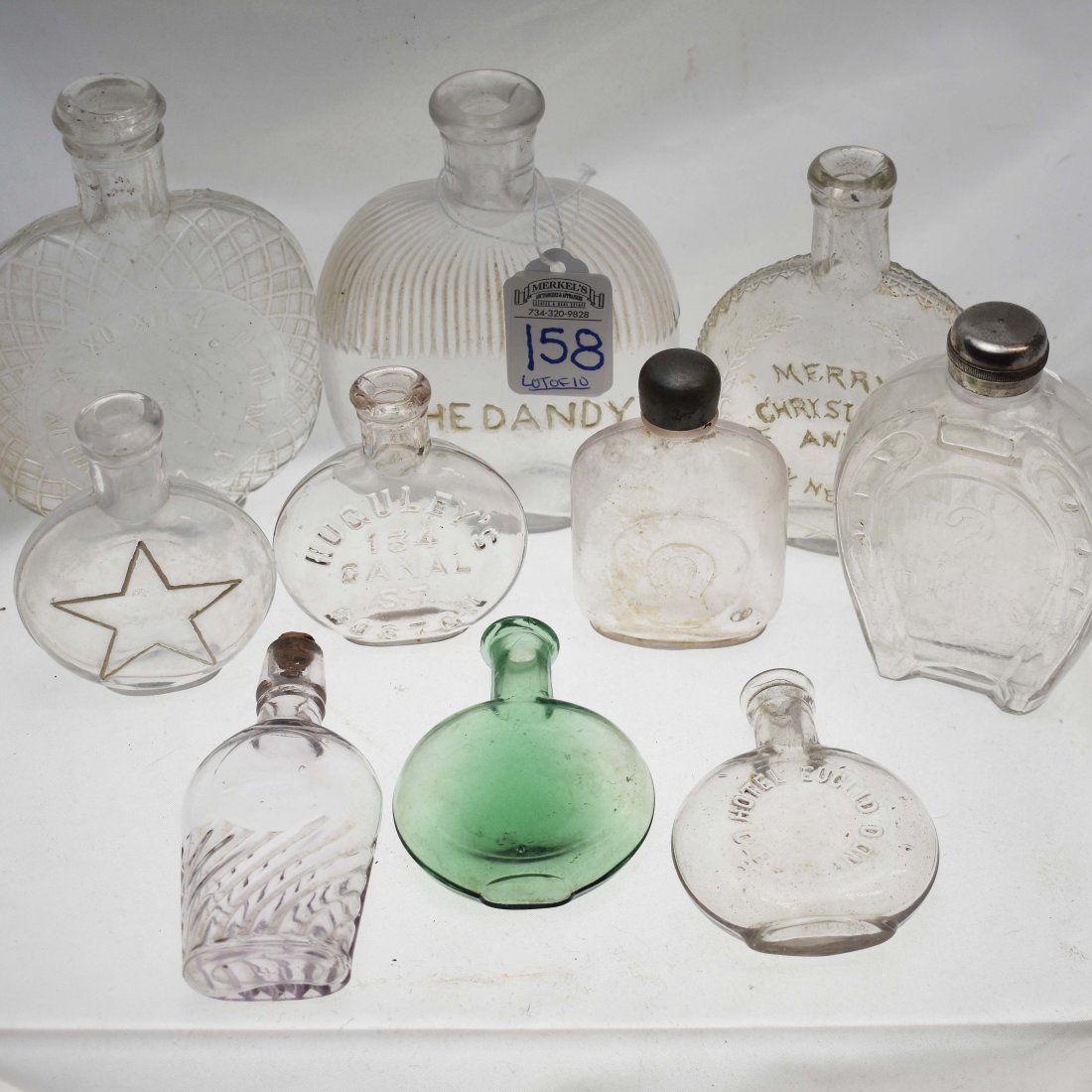 Lot of 10 Various Pocket Flasks (1 of 4)