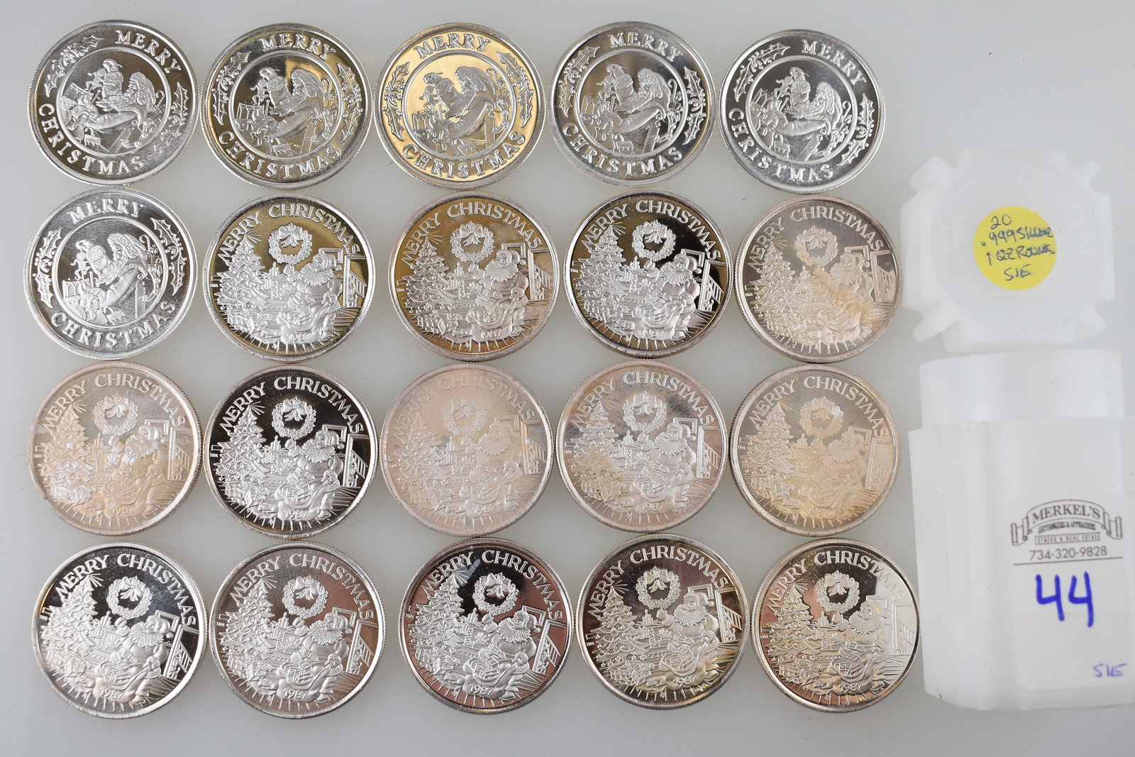 20 .999 SILVER 1OZ. ROUNDS (1 of 2)