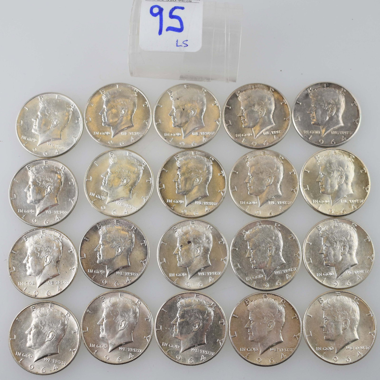 1964 Roll Kennedy Half Dollars (1 of 1)