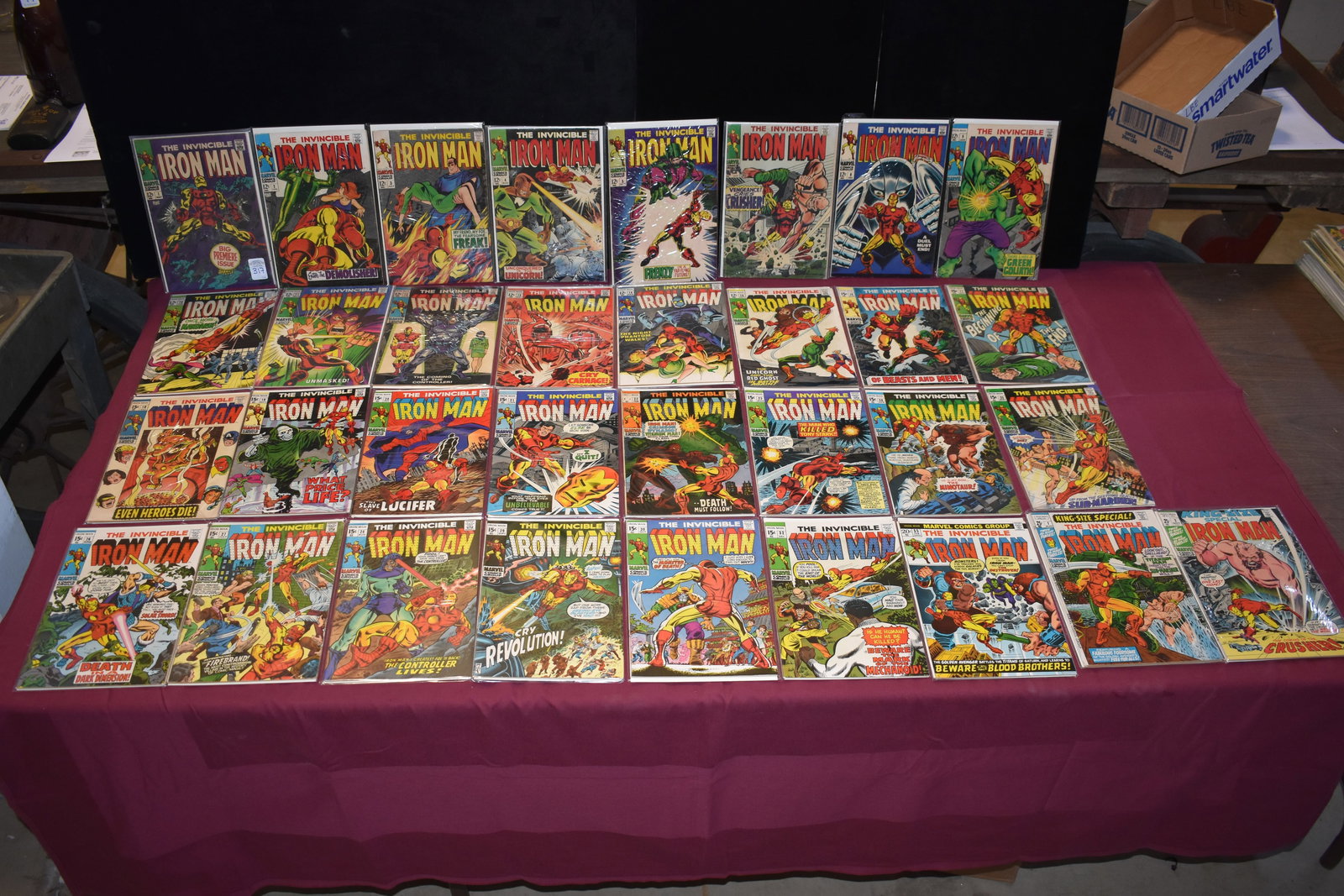 Lot of 33 Vintage - The Invincible Iron Man Comic Books (1 of 4)