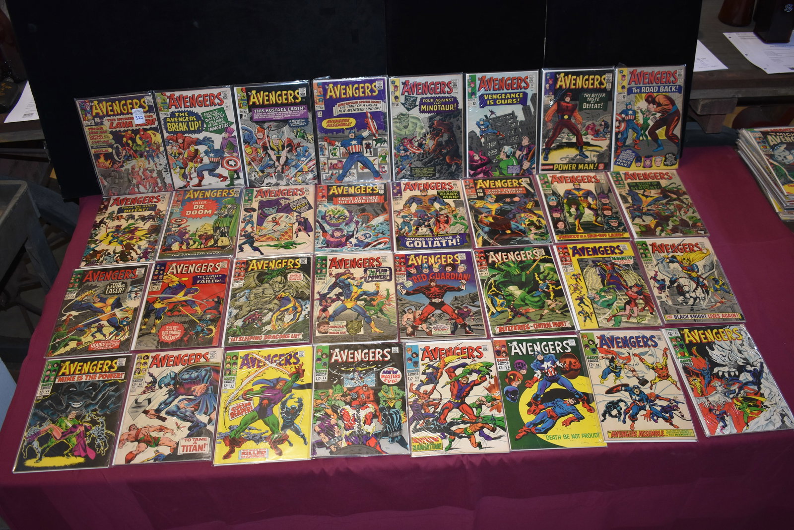 Lot of 69 Vintage - The Avengers Comic Books (1 of 8)