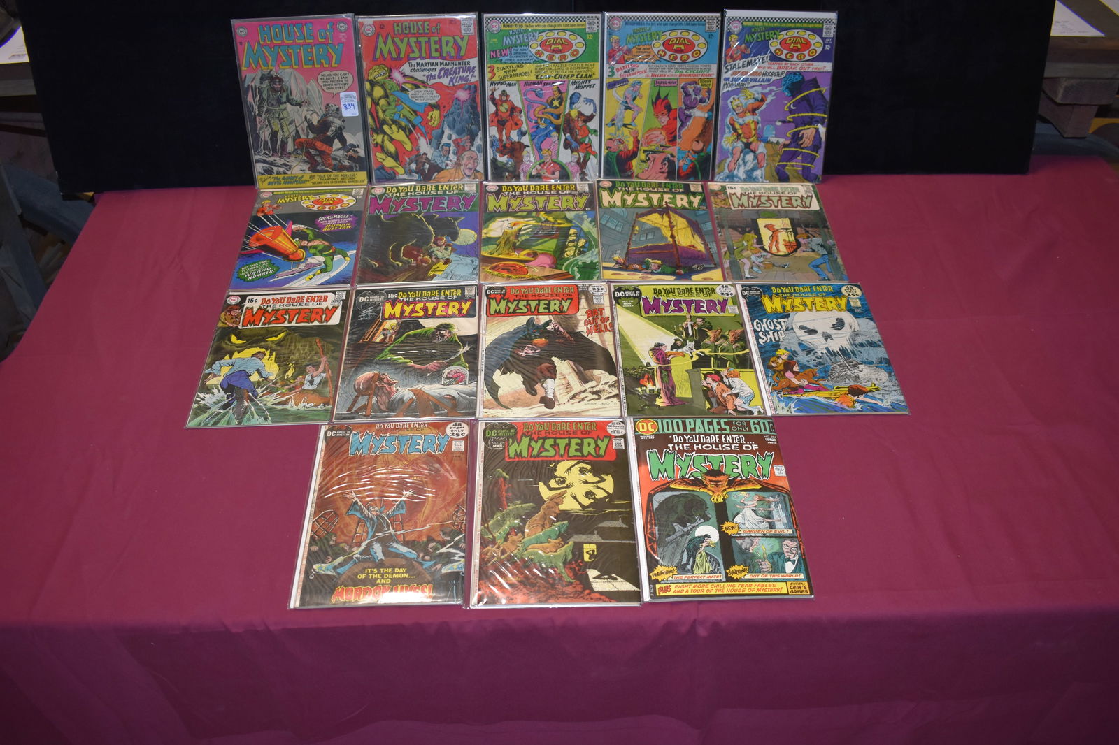 Lot of 17 Vintage -  House of Mystery and Lot of 13 Vintage The House of Secrets Comic Books (1 of 6)