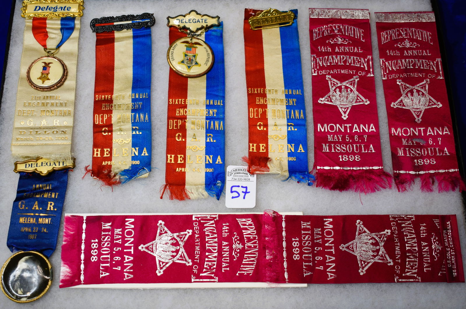 Civil War Montana G.A.R.  Related Items in Riker Case (1 of 3)