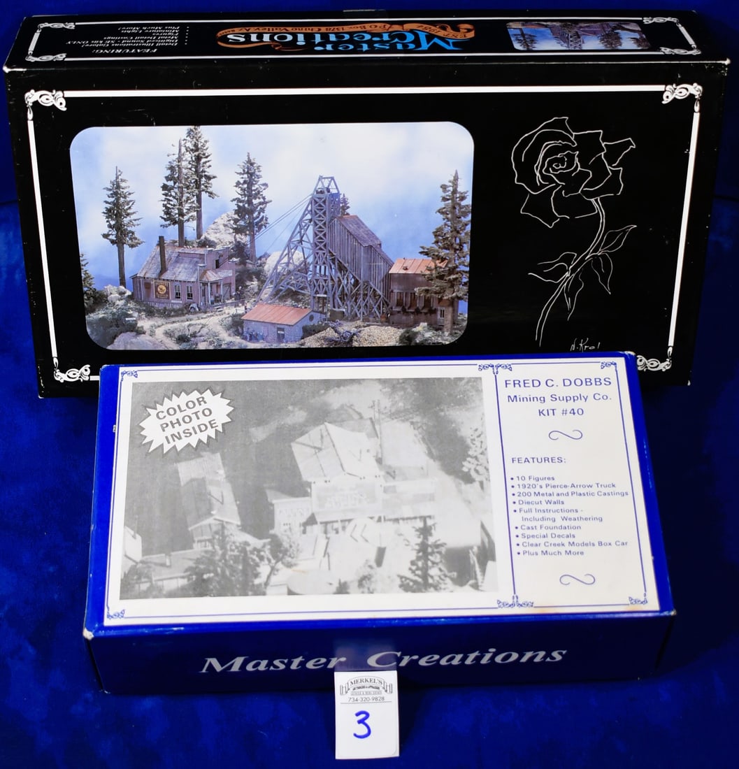 Master Creations HO HON3 Kit #70 Cooley's Old Rose Mine andit#40 Dobbs Mining Supply (1 of 5)