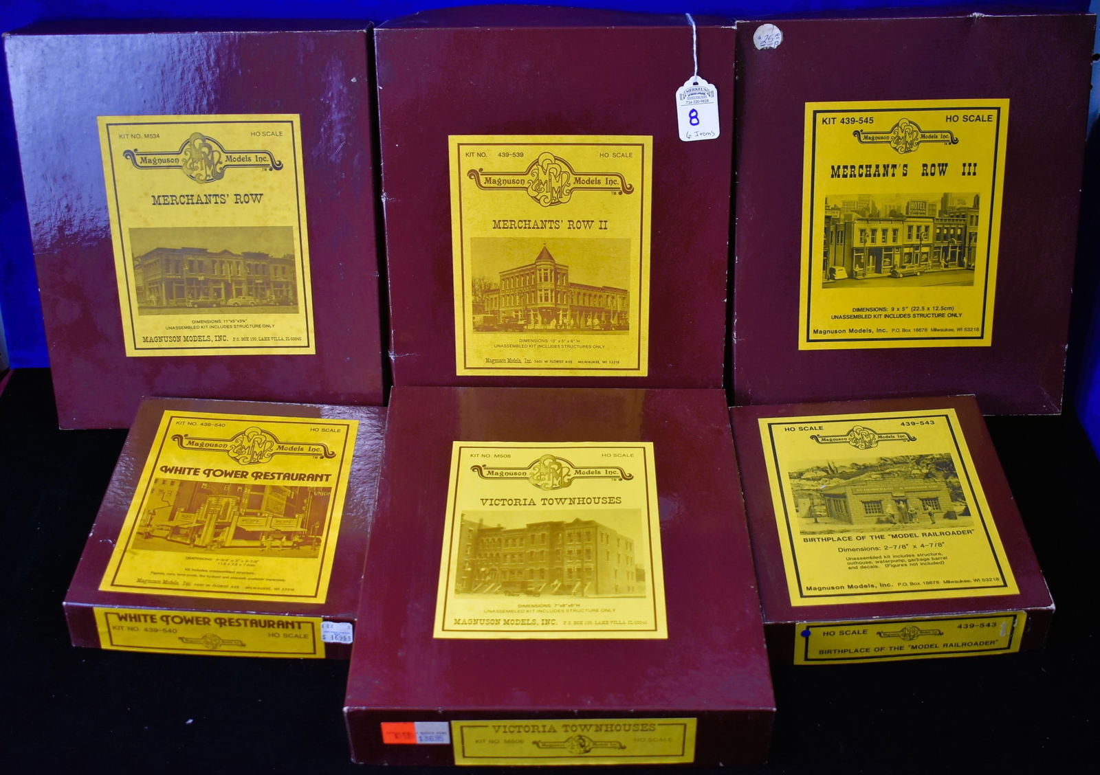 Magnuson Models, Inc., HO Scale - 6 Pieces in Factory Boxes (1 of 2)