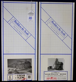 Builders In Scale - Fine Craft Models, HO Scale - 2 Pieces in Factory Boxes