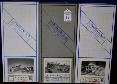 Builders In Scale - Fine Craft Models, HO Scale - 3 Pieces in Factory Boxes