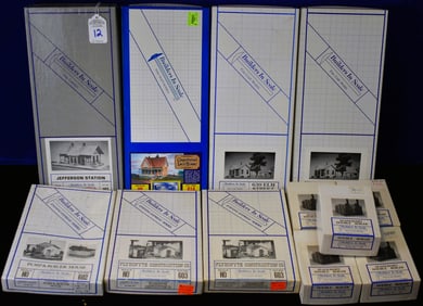 Builders In Scale - Fine Craft Models, HO Scale - 12 Pieces in Factory Boxes