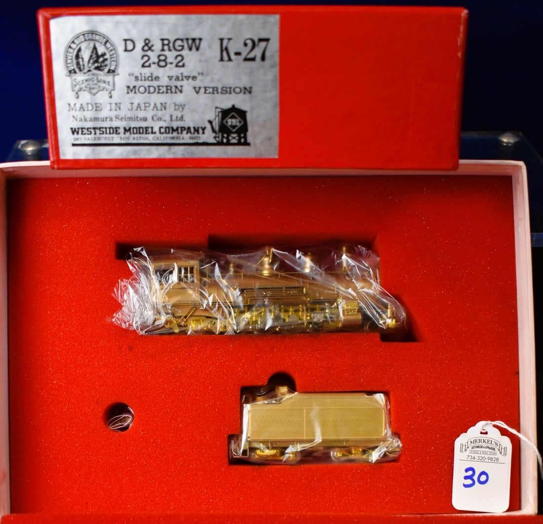 Westside Model Company -  Slide Valve Modern Version - Brass (1 of 3)