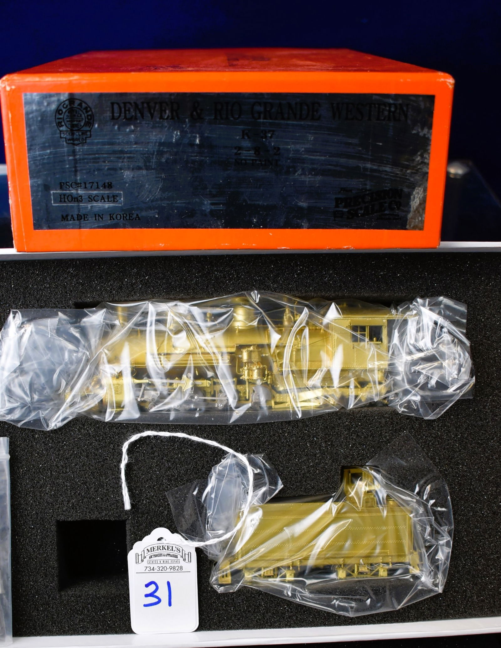 Iron Horse Museum Quality Models - Denver & Rio Grande Western - Brass - No Paint (1 of 2)