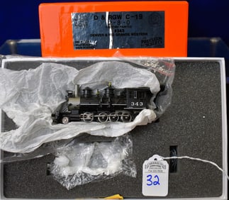 Iron Horse Museum Quality Models - Denver & Rio Grande Western - Painted - Engine 343