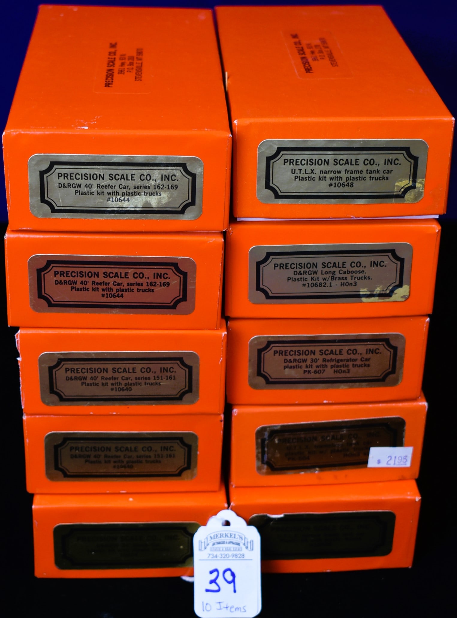 Precision Scale Co. -  10 Pieces - Various Models (1 of 2)