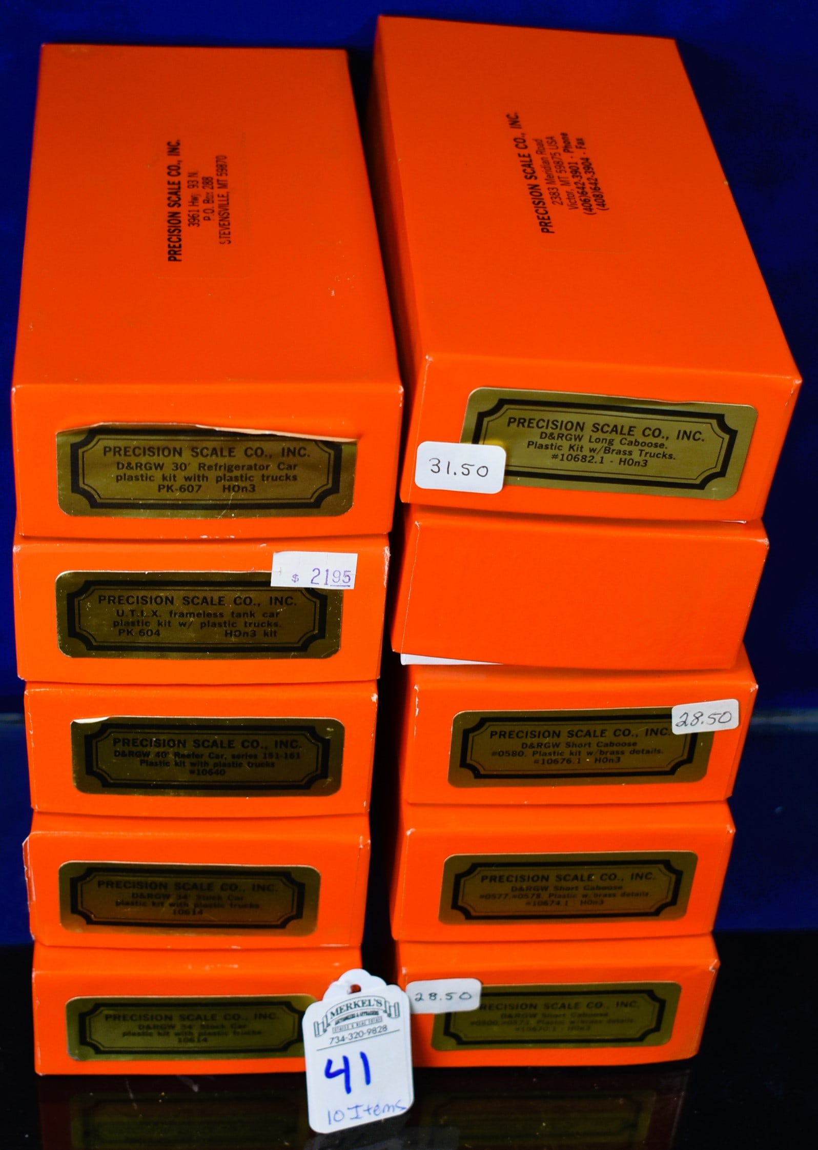 Precision Scale Co. -  10 Pieces - Various Models (1 of 2)