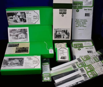 Evergreen Scale Models and Evergreen Hill Designs - 14 Pieces