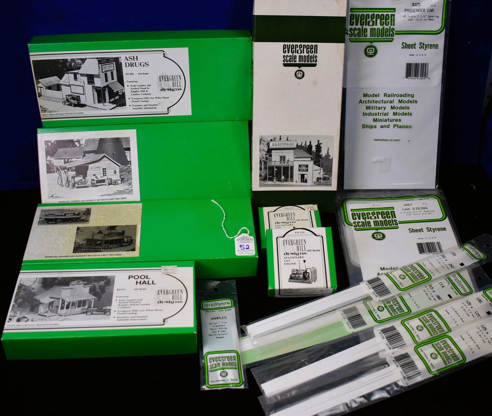 Evergreen Scale Models and Evergreen Hill Designs - 14 Pieces (1 of 3)