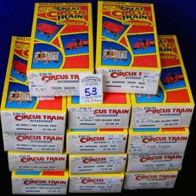 The Great Circus Train Accessories - 14 Pieces