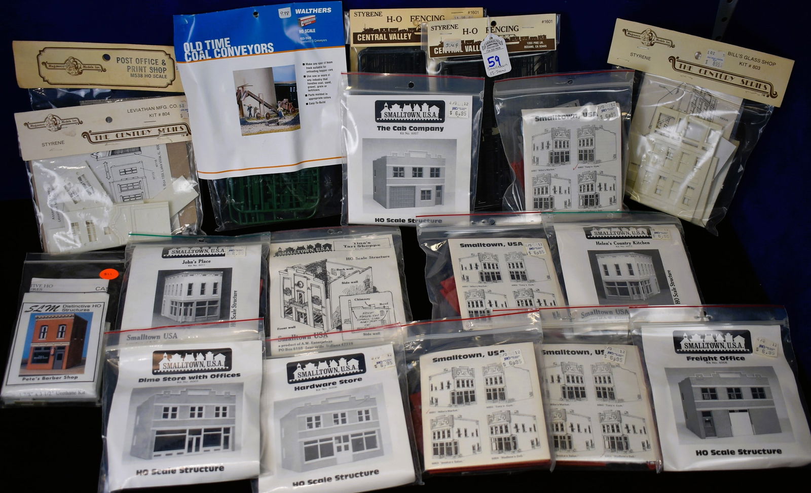 Various Model Manufacturers: Including Smalltown U.S.A. & Styreen and others - 16 Pieces (1 of 1)