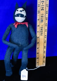 Early "Felix the Cat" Felt Plush Doll - Excellent!!!