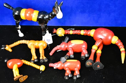 A Lot of 6  Various Circus Animals from various Manufacturers