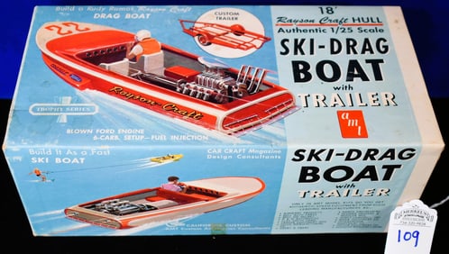 AMT - 18' Rayson Craft Hull -  Ski-Drag Boat