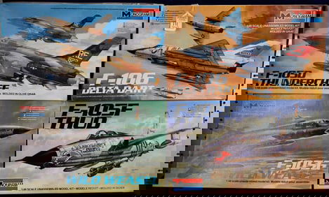 Lot of  4 Monogram Quality Hobby Kits - Plane Models