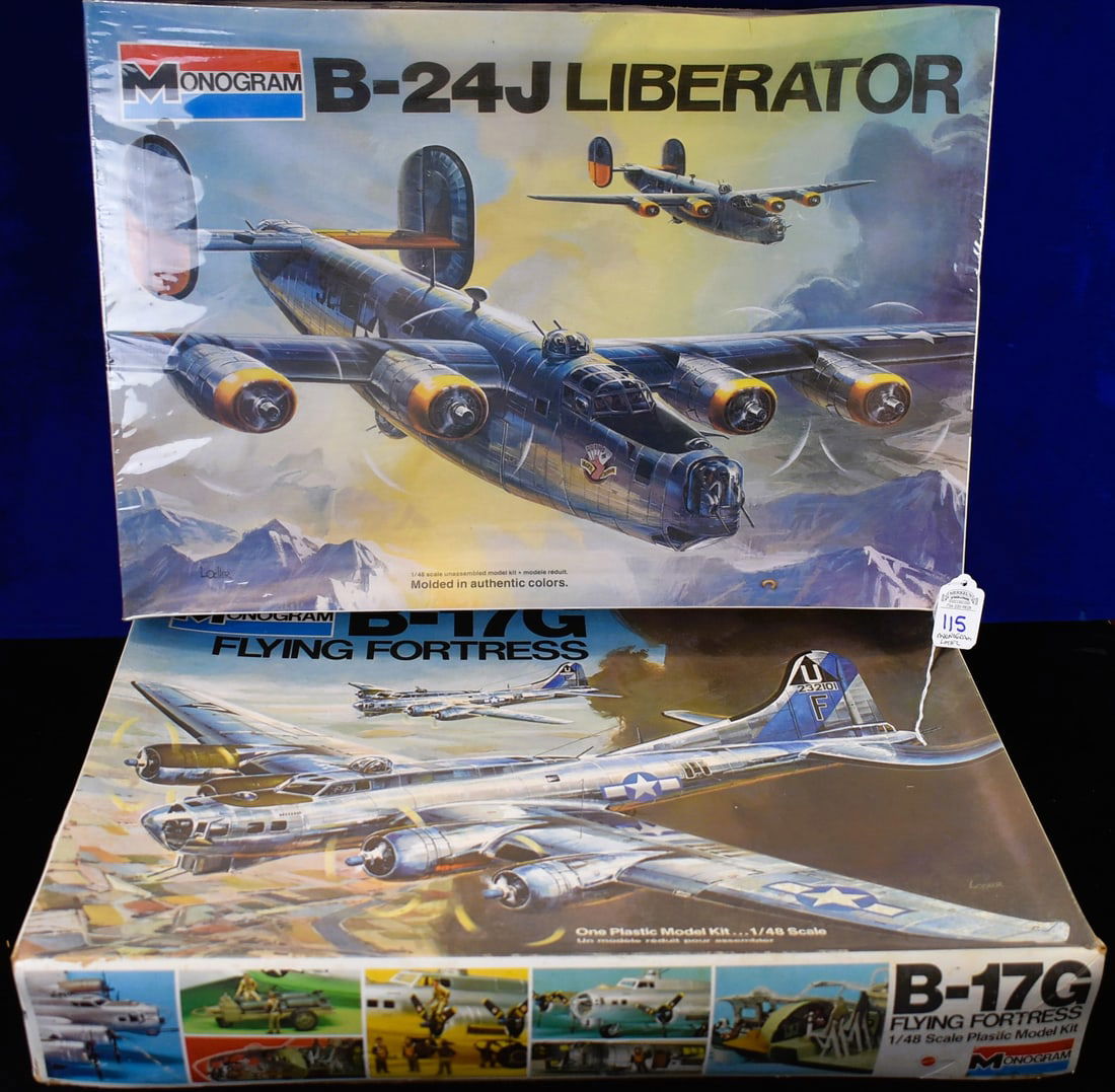 Lot of 2 - Monogram 1/48" Scale Model Kits (1 of 6)