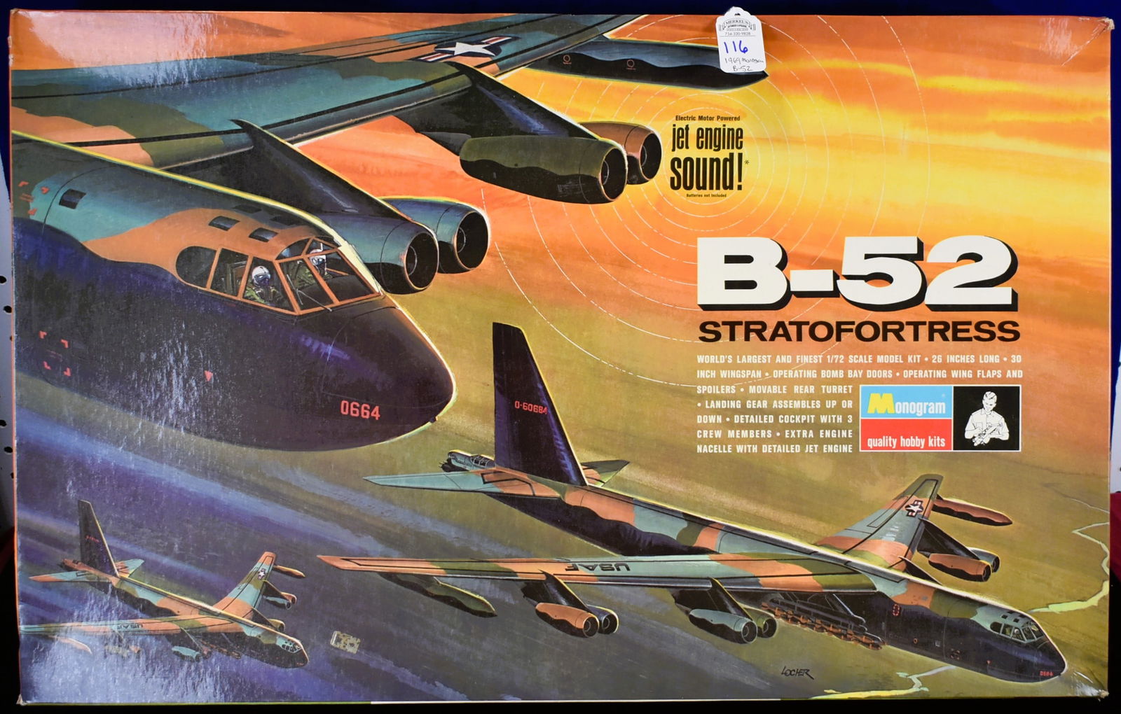 Monogram Quality Hobby Kit 1/72" Scale Model Kit - B-52 Stratofortress - 1969 (1 of 2)