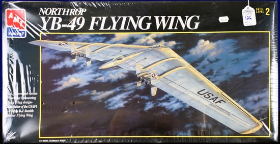 AMT Ertl 1995 Northeop YB-49 Flying Wing Model Kit 8619 1/72 Scale