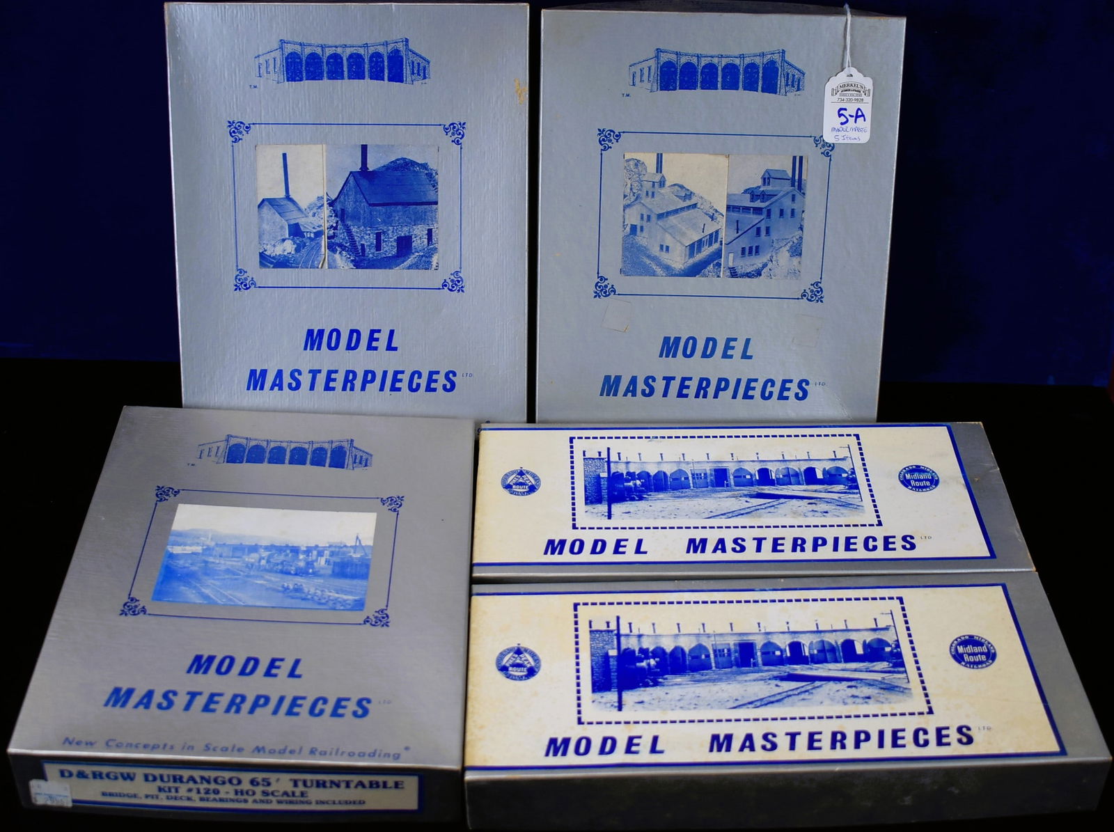 Lot of 5 - Model Masterpieces LTD. - Railroad Related. (1 of 6)