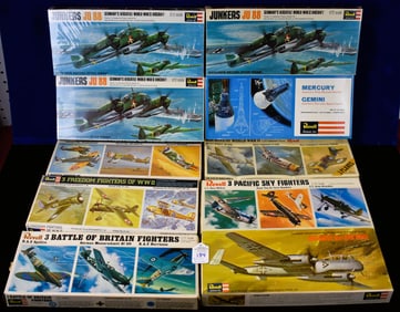 Lot of 10 Revell - Model Airplanes - 1/72 Scale