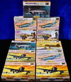 Lot of 11 Revell - Model Airplanes - Various Scales