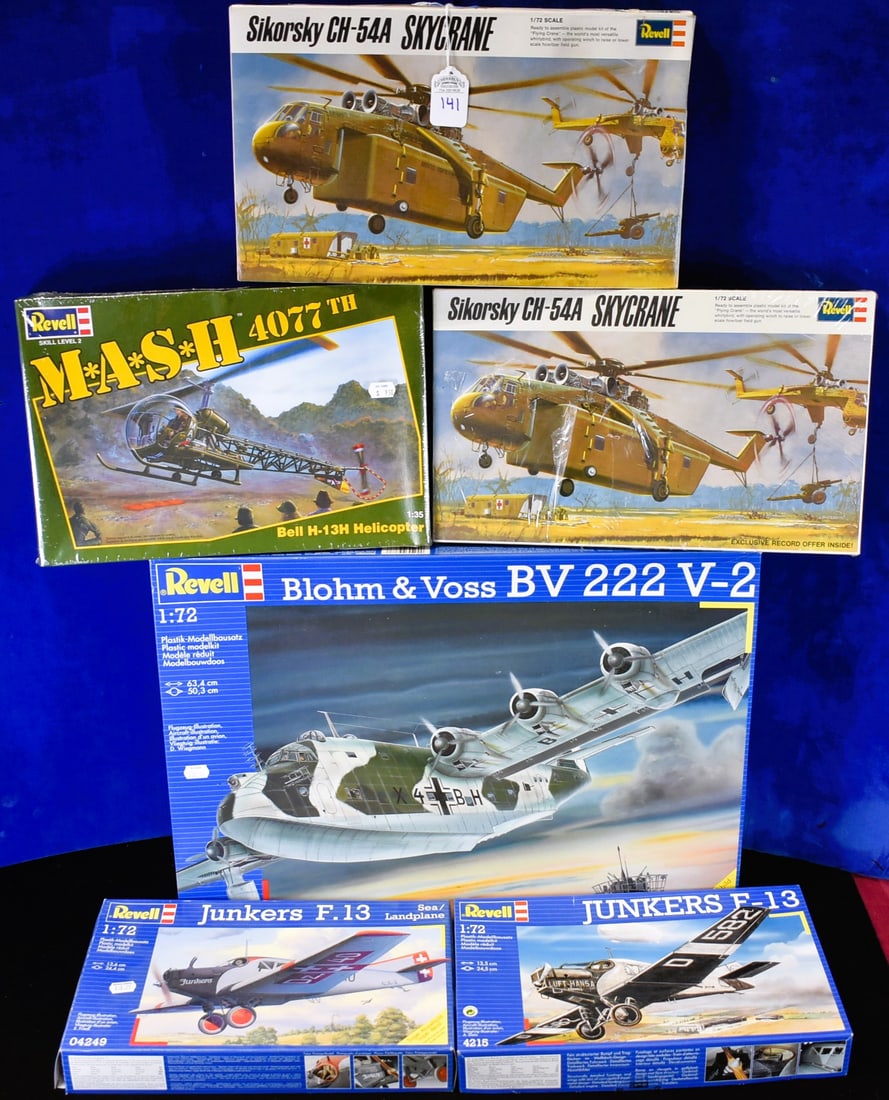Lot of 6 Revell Model Airplanes - Various Scale (1 of 4)