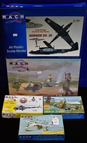 Lot of 5 - Mach Model Airplanes - 1/72 Scale