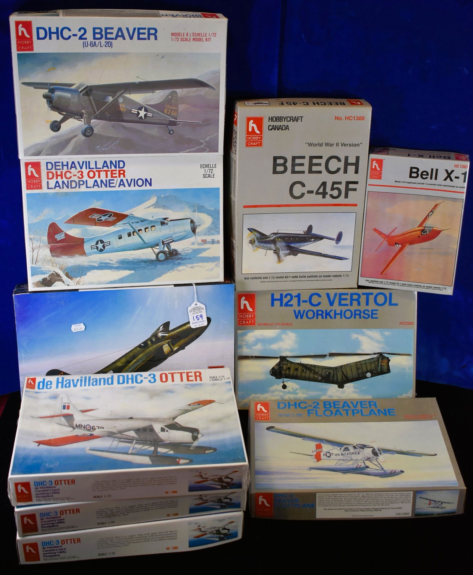 Lot of 10 - Hobby Craft Model Airplanes - 1/72 Scale (1 of 4)