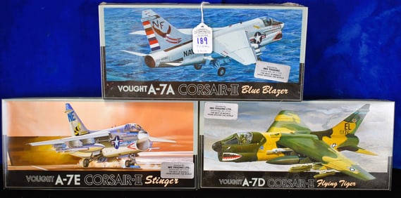 Lot of 3 Fujimi Model Airplane Kits  - 1/72 Scale