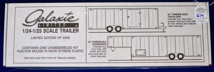 Galaxie Limited Models - 1/24 - 1/25 Scale Trailer Model