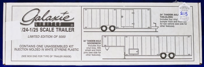 Galaxie Limited Models - 1/24 - 1/25 Scale Trailer Model