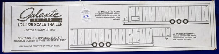 Galaxie Limited Models - 1/24 - 1/25 Scale Trailer Model