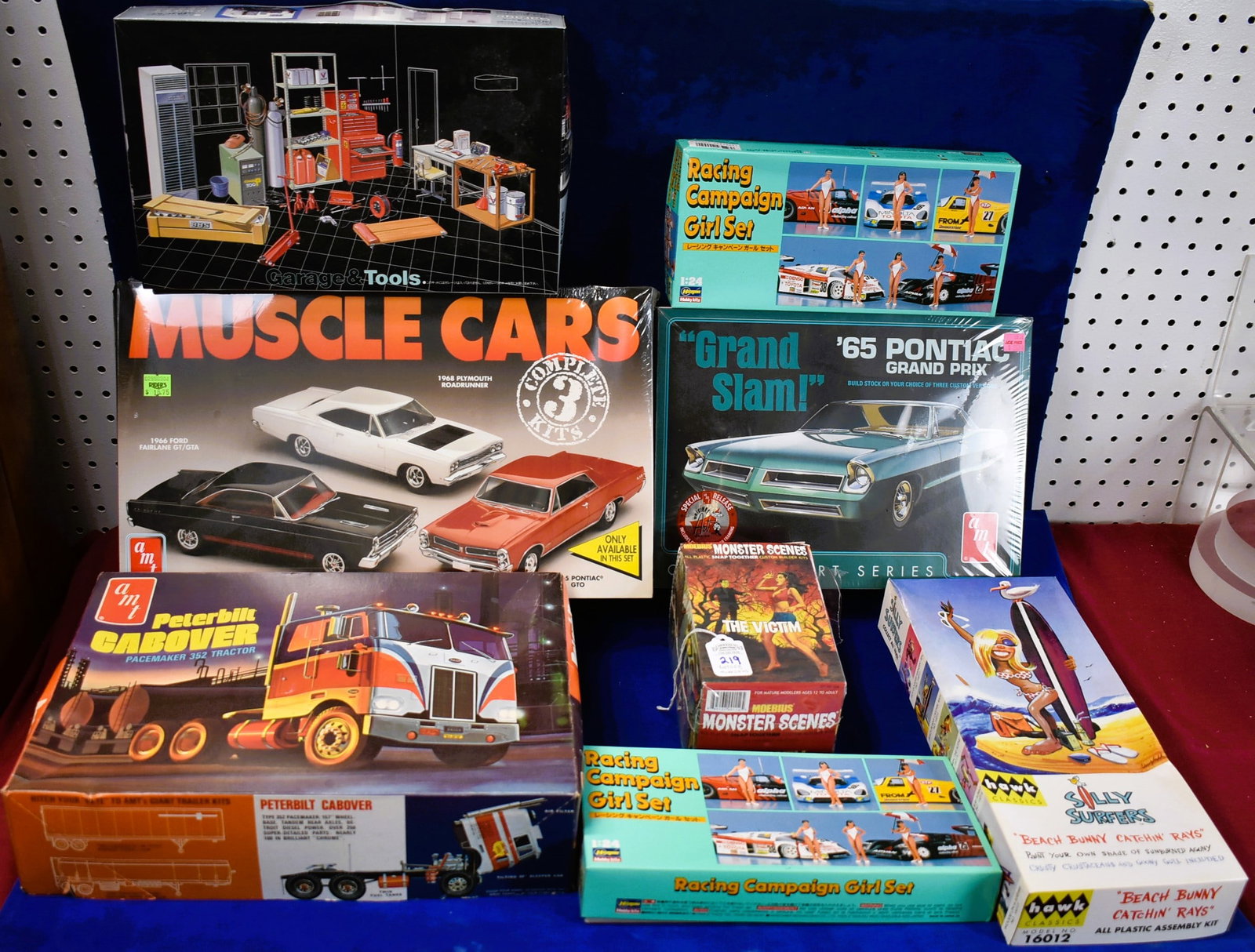 Lot of 8 Mixed Model Kits - Various Manufacturers and Various Scales (1 of 4)