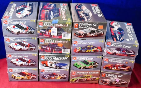 Lot of 15 AMT Nascar Model Kits.