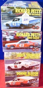 Lot of 4 Richard Petty Nascar Model Kits. - By Polar Lights Models