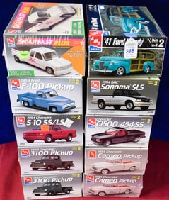 Lot of 10 AMT Model Truck Kits