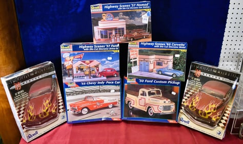 Lot of 7 Revell and Revell Monogram Premium Model Kits