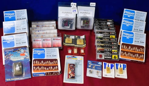 Adult Miniature Figures and Related Sets - Various Manufacturers