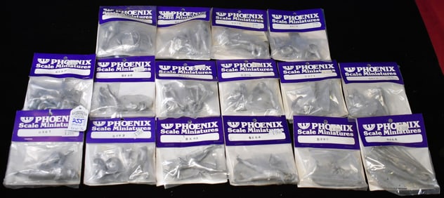 Lot of 16 Rare Adult Phoenix Scale Miniatures Series - "The Phoenix Phollies"
