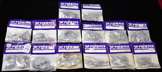 Lot of 14 Rare Adult Phoenix Scale Miniatures Series - "The Phoenix Phollies"