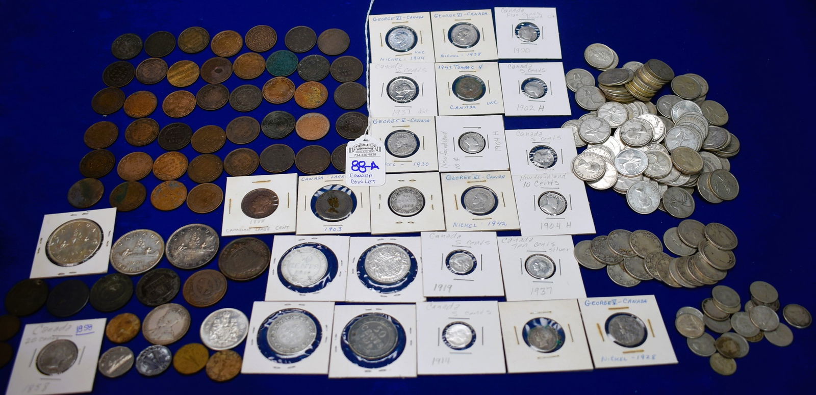 Large Vintage Canadian Coin Lot (1811-1962) (1 of 6)